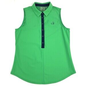 Masters X Foray Golf Sleeveless Polo Womens Green Top Limited Edition Size S USA